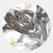 Twisted Abstract Sticker