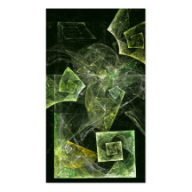 Twisted Balance Abstract Art Business Card