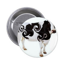 Twisted Cow Design Pins