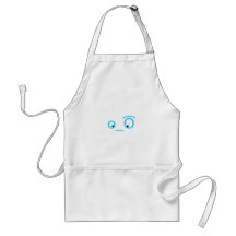 twitter eyeballs apron