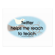 Twitter for Educators Post Card