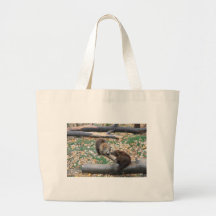Two bears canvas bags