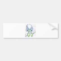 Two Bodies One Head Bumper Sticker
