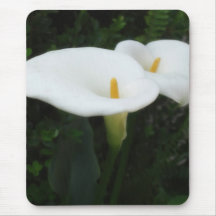 Two Calla Lilies in a Garden 1 Mousepad