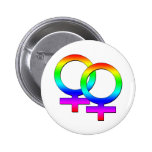 Two Female Signs Button