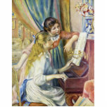Two Girls At The Piano,  By Pierre-Auguste Renoir Acrylic Cut Out