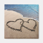 Two Hearts In The Sand Magnets