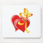 Two hearts mousepad