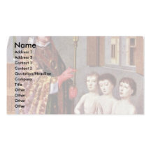 Two Legends Of St. Nicholas By David Gerard Business Card