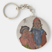 Two Little Sisters 1906 Key Chains