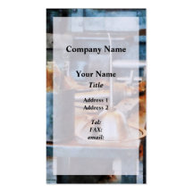 Two Oil Cans Business Card Template