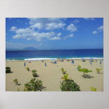 TWO PLAYA ALCIA BEACH SOSUA DOMINICAN REPUBLIC SUR PRINT