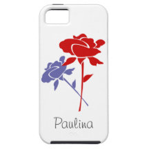 Two Red Roses+Personalise Name