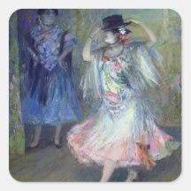 Two Spanish Dancers, 1852 Stickers