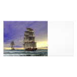 Two tallships customized photo card