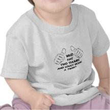 Two Thumbs .. Twin T-shirt
