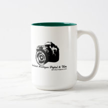 Two-Toned Coffee Mug w/ Camera Logo