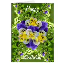 Two tones violas collage card
