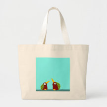 Two Turtle Doves Canvas Bag