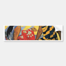 Two Women Of Tahiti (What'S New Parau Api) Bumper Stickers