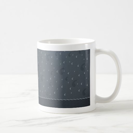 Typographic Rain Mugs