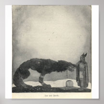 Tyr und Fenrir Print