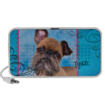 Tyson the Brussels Griffon Portable Speaker speakers