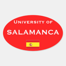 U of Salamanca European-style Sticker