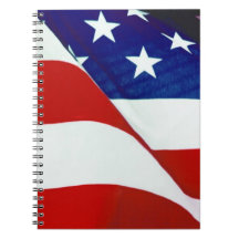 U.S.A. Flag Spiral Notebooks