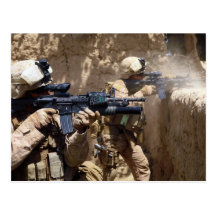 U.S. Marines in Helmand Province of Afghanistan Post Cards