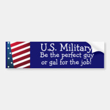 U.S. Military Bumper Sticker