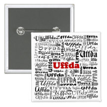 Uffda Square Pin