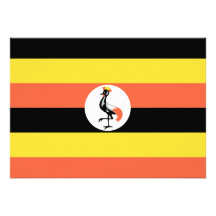 Uganda Flag Custom Announcement