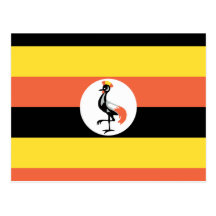 Uganda Flag Post Cards