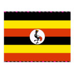 Uganda Flag Postcards