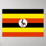 Uganda, Uganda flag Poster