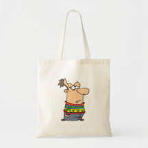 ugly christmas sweater cartoon bag
