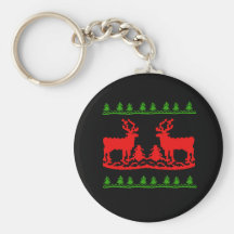 Ugly Christmas Sweater Keychains