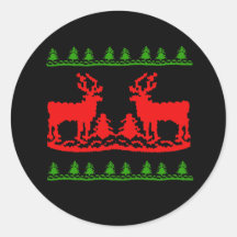 Ugly Christmas Sweater Sticker