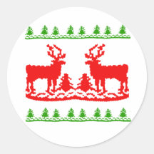 Ugly Christmas Sweater Stickers