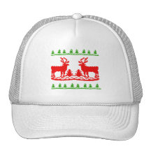 Ugly Christmas Sweater Trucker Hats