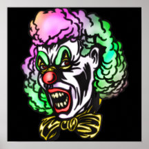 Ugly Evil Clown Poster