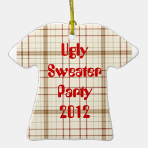 Ugly Sweater Party Ornament
