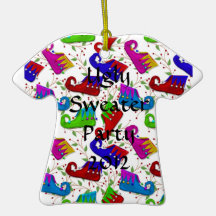 Ugly Sweater Party Ornament
