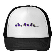 uh, dude... mesh hat