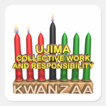 Ujima Square Sticker