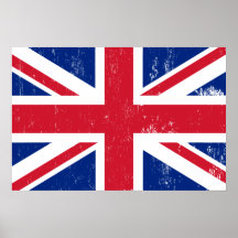 UK British Great Britain England English Flag Print