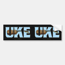 UKE BUMPER STICKER