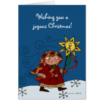 Ukrainian Christmas Star Cards