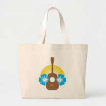 Ukulele Hibiscus Bag